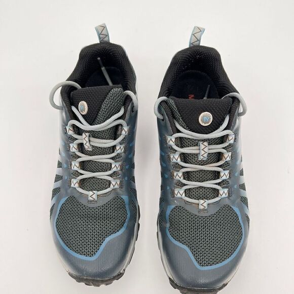Merrell Siren Edge Q2 Trail Shoe - Women's 8.5 Blue Hiker | Waterproof USPS $90 - Picture 8 of 10